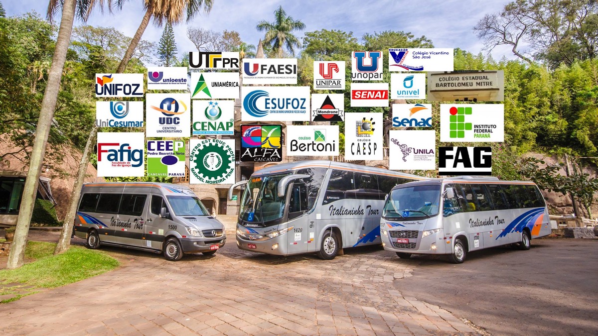 Empresas e instituições atendidas pela Italianinha Tour